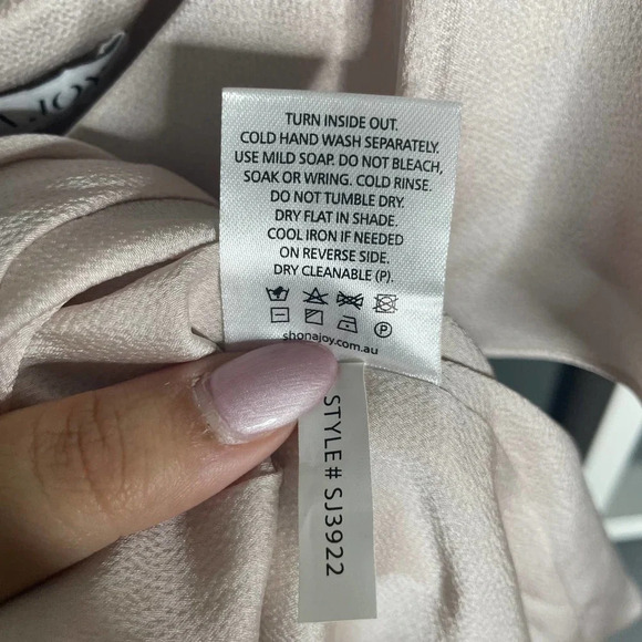 Shona Joy Luxe Bias Frill Wrap Dress Porcelain - Picture 7 of 9